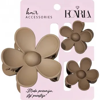 Ozdoba do vlasů Carla Dámská sada spon do vlasů Zleld hnědá Univerzální