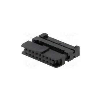 Elektrická zásuvka Zástrčka IDC zásuvka PIN 16 se zajištěním kabelu IDC 1mm