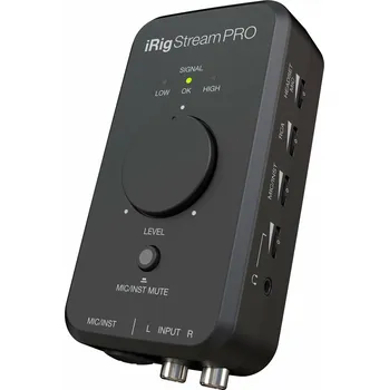 IK Multimedia iRig Stream Pro iOS a Android zvuková karta