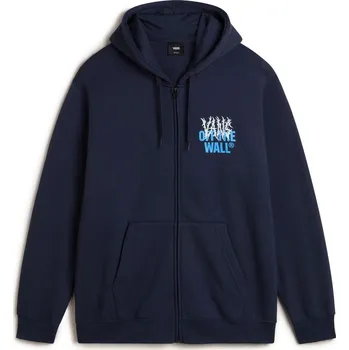 Pánské oblečení mikina panská VANS Metal Wall Full Zip PARISIAN NIGHT - S
