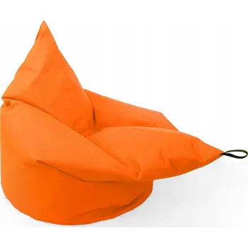 Taburet Taburet LEFRS sedací vak, pohodlné sedátko pro děti, oranžový