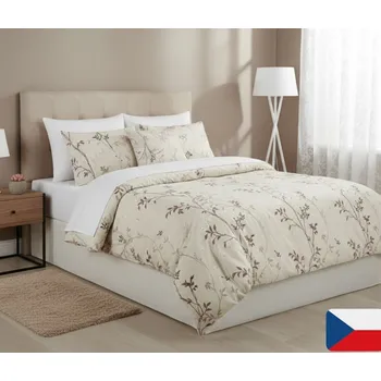 Povlečení Bavlněné povlečení - Halúzky Velikost: 70x90, 140x200 cm