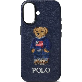Kabelka Kožený obal na telefon Polo Ralph Lauren iPhone 17 405P17562 námořnická modř 59X, vel. ONE SIZE
