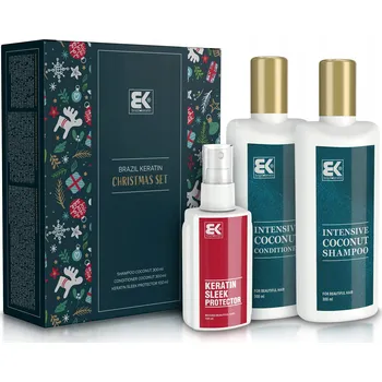 Kosmetická sada Vánoční sada péče o vlasy s keratinem Coconut