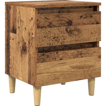 Noční stolek Zásuvka pod postel Staré dřevo 40 x 35 x 50 cm kompozitní dřevo