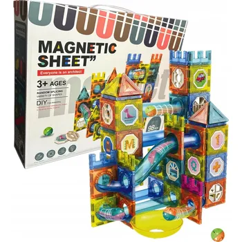 ostatní stavebnice STAVEBNICE STAVEBNICE 98 DÍLKŮ KULIČKOVÁ DRÁHA VZDĚLÁVACÍ PRO DĚTI 3+