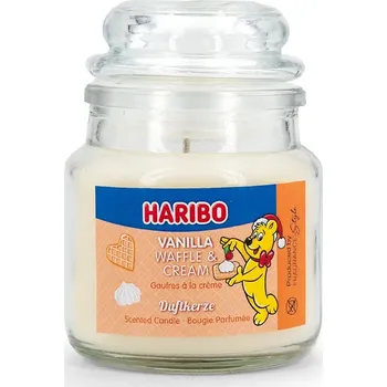 Svíčka Parafínová vonná svíčka Vanilla Waffle Cream Haribo 1 ks