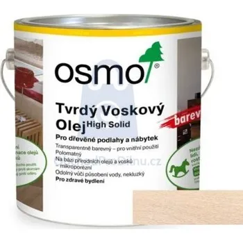 Olej na dřevo Olej tvrdý voskový (TVO), bílý 3040, OSMO 375 ml, balení 1 ks