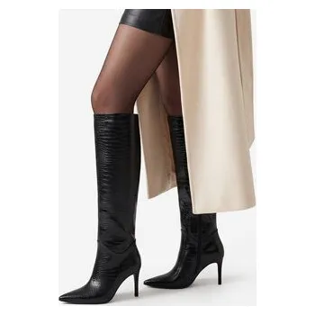 Dámské kozačky Kozačky Eva Minge EO-ELIA-GLC1014-19.5-361-4 Černá 36