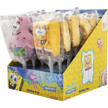 Bonbon Sponge Bob Mallow Pop – maršmelou 45g
