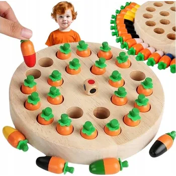 Dřevěná hračka Vzdělávací hra rozvíjející skládačku procvičuje paměť hračka pro děti 3 4 5