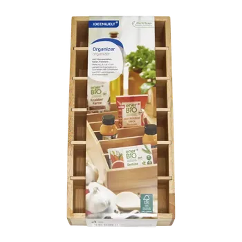 IDEENWELT Organizér do kuchyně s 5 přepážkami 31 × 15 × 7 cm