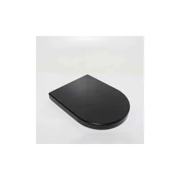 WC sedátko Sedátko na WC Fanmitrk Moderní černé duroplast