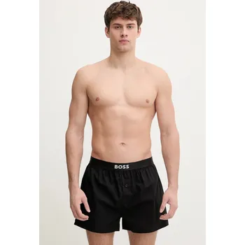 Boxerky Bavlněné boxerky BOSS 2P Boxer Shorts EW 2-pack 50535781 zelená 79X, vel. M