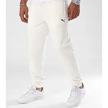 3185 PÁNSKÉ BAVLNĚNÉ TEPLÁKY PUMA SPORTOVNÍ ECRU XL