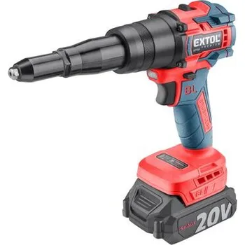 Nýtovací pistole Pistole nýtovací aku share20v, brushless, 2ah EXTOL PREMIUM 8891868