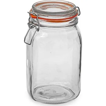 Sklenice Dóza sklenice patentní 1,5L čtvercová KONSERV