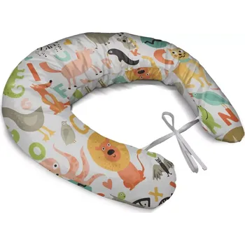 Polštář Sablio Těhotenský polštář Zoo abeceda