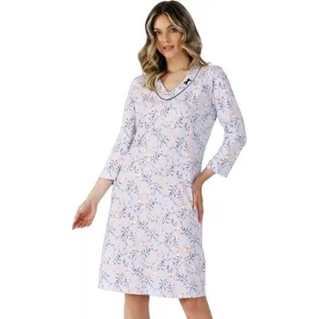 Dámská noční košile Dámská noční košile Felip 1512 LEVEZA modrá světlá L