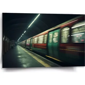Obraz Sablio Obraz Metro v tmavé stanici - 60x40 cm