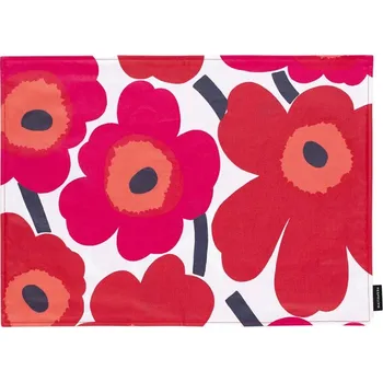 prostírání Marimekko Prostírání Pieni Unikko 31x42, červeno-bílé