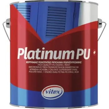 Lak na dřevo E mail s vysokou UV odolností Vitex Platinum, bílá, hedvábná 2,5l