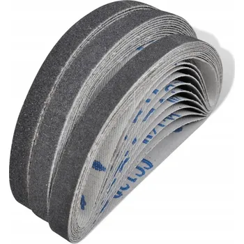 Brusný papír Sada brusných pásů 10 mm, 30 ks, zrnitost 60/80/120