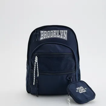 Reserved - Batoh s&nbsp;výšivkou - tmavomodrá - 382GU-59X - 382GU-59X-ONE