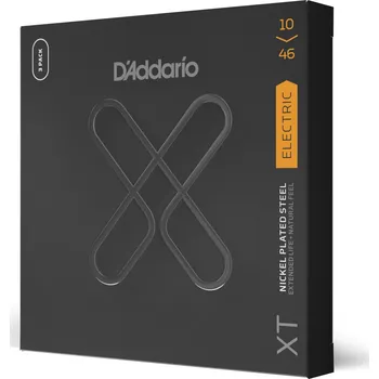 Struna pro kytaru a smyčcový nástroj D'Addario XTE1046-3P + prodloužená záruka 3 roky