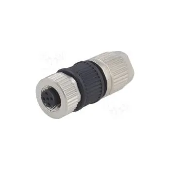 Stavebniny Zástrčka M12 PIN 5 zásuvka kód A-DeviceNet / CANopen IDC