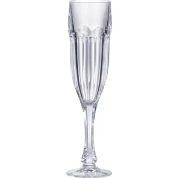 Sklenice Bohemia Crystal Sklenice na šampaňské Safari 150ml (set po 6ks)