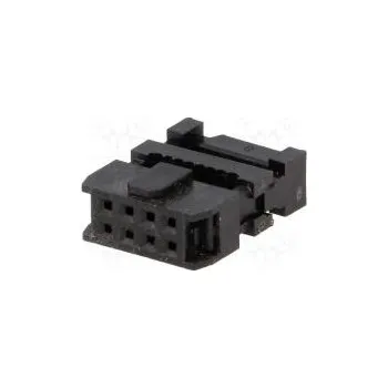 Elektrická zásuvka Zástrčka IDC zásuvka PIN 8 se zajištěním kabelu IDC