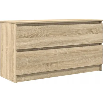 Televizní stolek TV stolek dub sonoma 100 x 35 x 54 cm se 2 zásuvkami