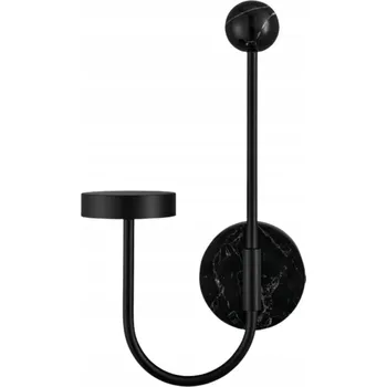 Lampička Aytm GRASIL Nástěnná lampa Černá / Mramor