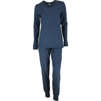 Pánské pyžamo Pleas Dámské pyžamo dlouhé tmavá modrá M (183867-803-040)