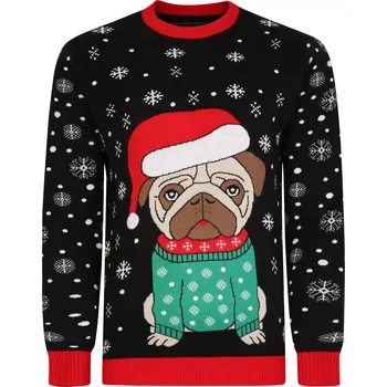 Pánský svetr Kam X024 černá 8XL