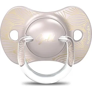 SUAVINEX Gold Premium Dudlík fyziologický 6 - 18 m krémová