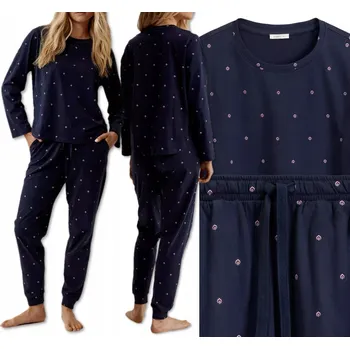 Dámské pyžamo Pohodlné dámské pyžamo s dlouhým rukávem ATLANTIC extra měkké NLP-500 XL