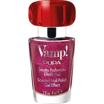 Přípravek na nehty PUPA Milano Lak na nehty VAMP! (Scented Nail Polish Gel Effect) 9 ml 219 Party Fuchsia + 2 měsíce na vrácení zboží