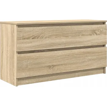 Televizní stolek TV stolek dub sonoma 100 x 35 x 54 cm se 2 zásuvkami