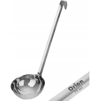 Naběračka Ocelová naběračka lžíce na polévku omáčku 75 ml