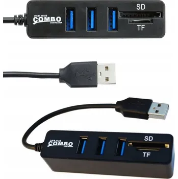 USB hub ROZDVOJKA ADAPTÉR USB HUB ČTEČKA SD KARET PRO NOTEBOOK PC