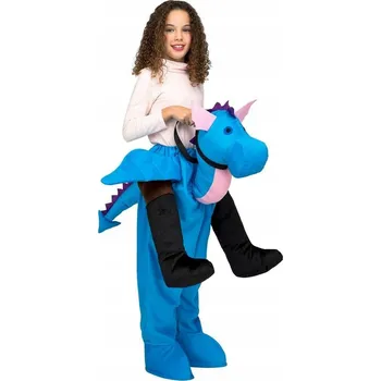 Karnevalový kostým Kostým pro Děti Já Modrý Drak Jedna Velikost