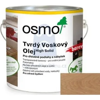 Olej na dřevo Olej tvrdý voskový (TVO), světle šedá 3067, OSMO 10000 ml, balení 1 ks