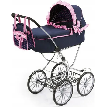 Kočárek pro panenku Kočárek pro panenky Reig Dolls Pram Granátový 64 cm