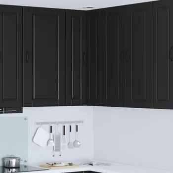 Kuchyňská skříň Černá 57 x 57 x 100 cm kompozitní dřevo