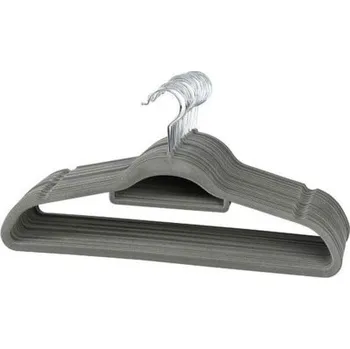 Úložný box Ramínka na oblečení 591300 gray 100 kusů, šedá - A YAHEETECH