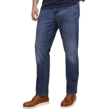 Pánské kalhoty Velké pánské džínové kalhoty Jack & Jones 12153646 tmavě modré (44R)