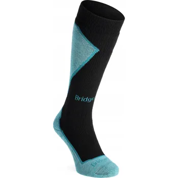 Dámské ponožky Dámské lyžařské Ponožky Bridgedale Ski MW Plus - black/blue 41-43
