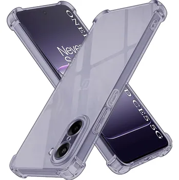 Pouzdro na mobilní telefon Techsuit Shockproof průhledný silikon OnePlus Nord CE5 kouřově černý